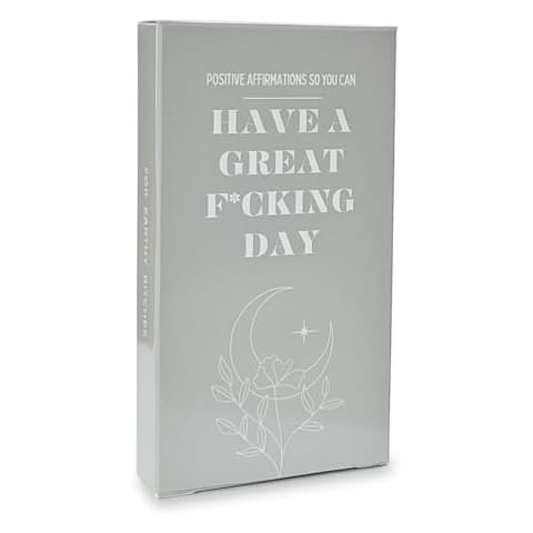Affirmation Cards | 50 Funny Mystic Sweary Daily Affirmations For Women To Motivate You To Have a Great Day, Makes a Great Gift for Girlfriends Cover