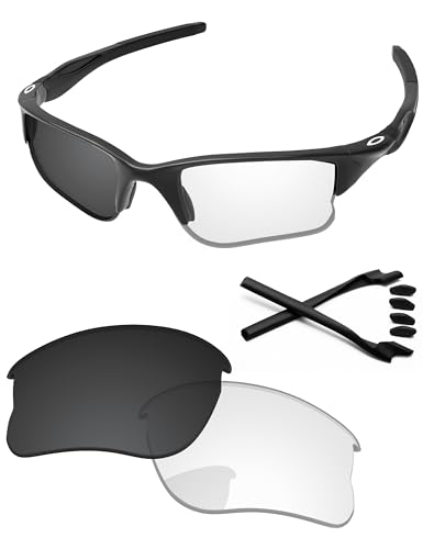 Image of Replacement Lenses & Rubber Kits for Oakley Half Jacket 2.0 XL OO9154 62mm - Precise Fit, UV Block, Impact Resistant