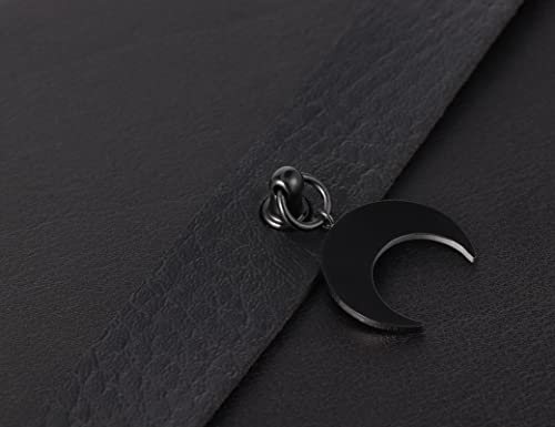 Black Choker Goth Necklace Pu Leather Choker Necklace for Women With Pendant Punk Emo Jewelry Gothic Collar Adjustable2