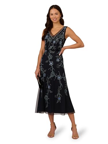 Image of Adrianna Papell Women's Beaded Midi Dress