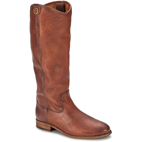 Frye Melissa Button 2 Knee High Boots for Women, Vintage Leather, Pull On