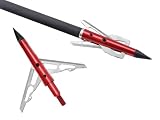 DEEPOWER 6 Pack Broadheads 100 Grain Mechanical Hunting Broadheads for Crossbow and Compound Bow...