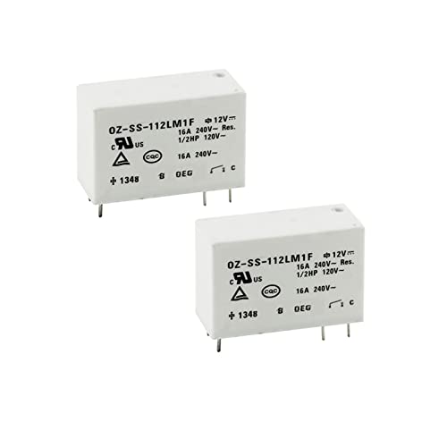 Relés OZ-SS-112LM1F de 12V solucionan cortes de energía en placas de 105°C