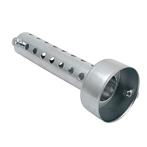 1 x 60mm silenciador escape moto db killer universal Apto para la mayoría de motocicletas con tubos de escape de 60 mm/2,36 pulgadas Plata