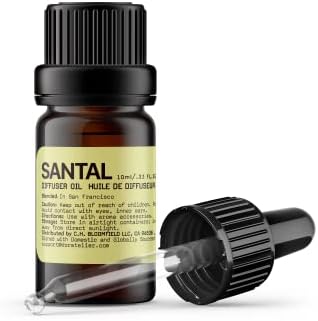 Doratelier Santal Diffuser Oil, Niche Scent, Smoky Classic Luxury Papyrus,Cardamom,Sandalwoods Essential Oils Blend for All Ultrasonic Diffuser Scent Projects(10mL/.33 FL oz)