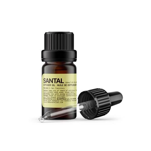 Doratelier Santal Diffuser Oil, Niche Scent, Smoky Classic Luxury Papyrus,Cardamom,Sandalwoods Essential Oils Blend for All Ultrasonic Diffuser Scent Projects(10mL/.33 FL oz)