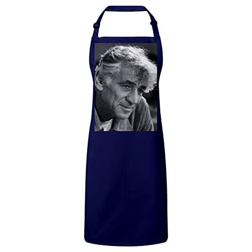 Tablier cuisine premium navy Leonard Bernstein vêtement protection chef orchestre