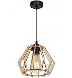 Abmessungen und Verarbeitung - unsere Hängelampe hat eine maximale Wattleistung von 60W, E27 Sockel, 230V. Die Leuchte ist 90 cm hoch (verstellbar, um sie an Ihre Einrichtung anzupassen), 19,5 cm breit und der Diffusor ist 15 cm hoch und hat einen Durchmesser von 19,5 cm. Die Konstruktion ist aus haltbarem, schadensresistentem Metall und Kunststoff gefertigt, so dass die Lampe Ihnen lange Zeit dienen wird