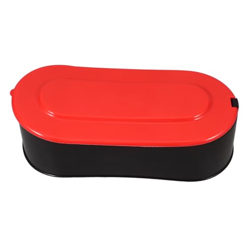 minkissy Plastic Portable Urinal Bedside Potty Temporary Camping Toilet Soft Close Round Seat for Easy Use