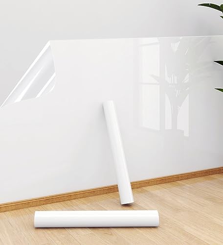 Wall Protector HD Clear Wall Protection Film Sticky Back Plastic Roll Adhesive Clear Cover Adhesive Sheets 30cmX300cm Vinyl Film Waterproof Oil-Proof for Furniture Book Cover Kitchen Stickers