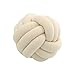 Spaufu Oreiller de Boule de Noeud, Coussin en Peluche Coussins Tresse Décoratifs Noeud Oreiller pour Lit De Bébé, Bureau De Voiture De Canapé