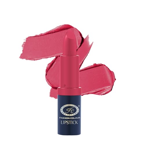 Image of FASHION COLOUR Fabulous Satin Matte | Long Stay Upto 6 Hrs | Waterproof | Smudge Proof and Lipstick for Women | Single Swipe Application | Matte Finish | 4g | Fuchsia