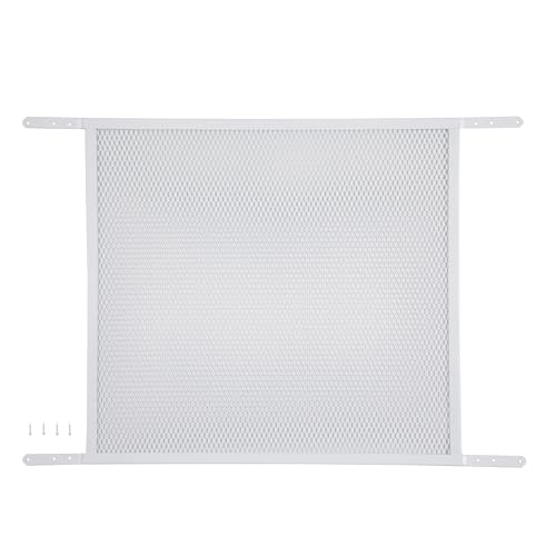 M-D Building Products 14182 Door Grille, Adjustable Fit for Doors 30" to 36" Wide, Easy-to-Install, Ideal for Residential and Commercial Use (White)