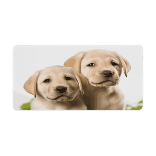 Mouse pad grande blanco con base de goma antideslizante