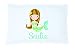 Mermaid Personalized Kid's Pillowcase - Microfiber Pillow Cover, Little Mermaid Pillow Case, Mermaid Room Decor, Mermaid Gifts for Girls, Mermaid Accessories, Polyester Standard 20 x 30 Inches