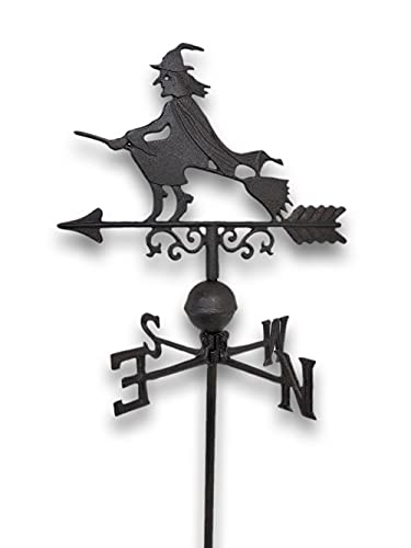 Things2Die4 Flying Witch Weathervane Lawn Decoration Garden Stake #TOP23