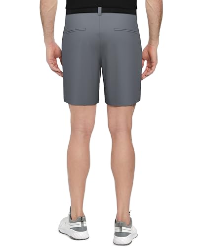 PGA TOUR Men's 8" Solid Performance Pull-on Golf Shorts with Stretch Waistband, Moisture-Wicking, Sun Protection2