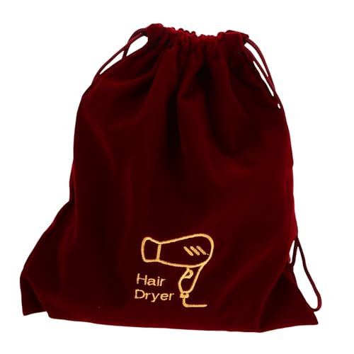 MOTHNUR Bolsa De Terciopelo Para Guardar Secador De Pelo, Bolsa De Viaje Para Secador De Pelo, Bolsas Antiarañazos, Bolsa De Viaje Para Herramientas De Pelo, Estuche De Viaje Para Secador