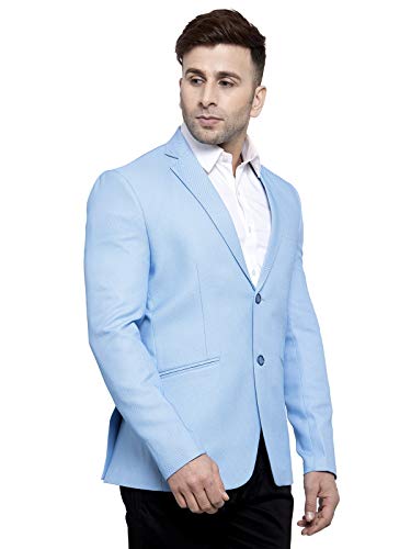 Image of WINTAGE Men's Polyester Cotton Festive and Casual Blazer Coat Jacket