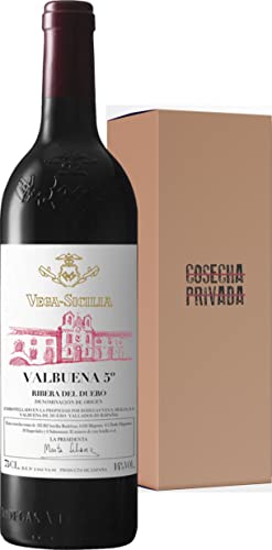 Valbuena 5º - Vega Sicilia - Envío 24H - Vino Regalo - Cosecha Privada (1 x Botella 75 cl,...