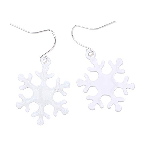 Preisvergleich Produktbild Daliuing Ohrring Mädchen Frau Weiblich Weihnachten Schneeflocke Ohrringe Mode Earings Schmuck Ohrringe