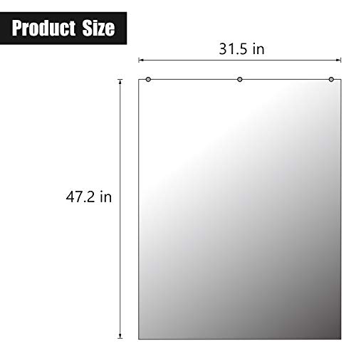 H-A Hans & Alice Gym Mirrors for Home Gym, Wall Mounted Activity Mirrors for Home Gym & Commercial Use 48"x32" (2 Pack)