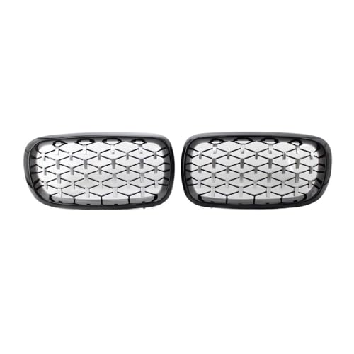 Calandre de voiture diamant météore améliorant le flux d'air pour capot F15 X5 chrome noir