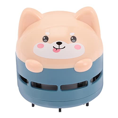 PRETYZOOM Cute Cat Shaped Mini Desktop Vacuum Cleaner Portable Table Sweeper for Easy Cleaning of Pencil Shavings More Lightweight Material Chic Design for Home