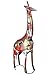 Produktbild GILDE große Deko Figur Giraffe XL - Skulptur Metall handgefertigt und handbemalt - Dekoration Geschenk - Mehrfarbig Höhe 67 cm