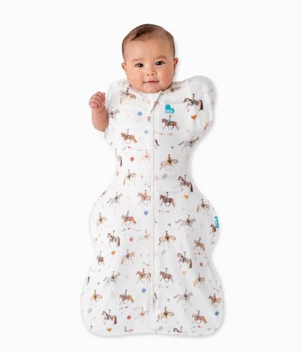 Image of Love to Dream Swaddle Up Transition Swaddle, 1.0 TOG, Patented Zip-Off Wings, Gently Help Baby Transition from Being Swaddled to Arms Free When Showing Signs of Rolling, 13-19 lbs, Year of the Horse
