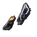 LHyyY Scheinwerferbaugruppe Auto Front Scheinwerfer Für Subaru XV 2012-2017,Scheinwerfer Laser Objektiv Tagfahrlicht Auto Zubehör,A-Led