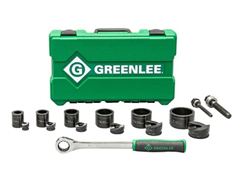 Greenlee 7238SB - Knockout Kit with Ratchet and Slug Buster (0.5' to 2')