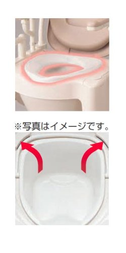 Amazon | 安寿 ポータブルトイレ FX-CPはねあげ 暖房・快適脱臭