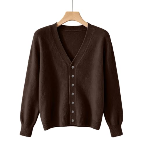 Cardigan Sweaters for Women V Neck Long Sleeve Knit Cardigans Shrug - image 5