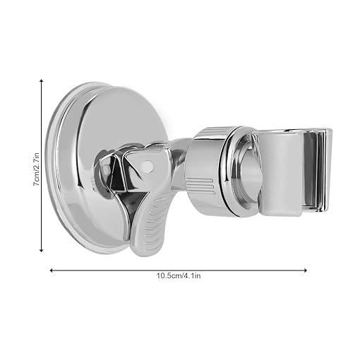 Soporte para cabezal de ducha de pared con ventosa universal y ajuste rotatorio de 360 grados 3