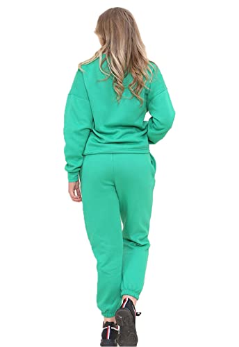 Survêtement 2 pièces pour ne plus choisir entre style et aisance en ensemble vert 42 - 3