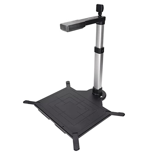 10MP and 2MP Dual Lens Document Camera/USB Visualiser, A3 A4 Format Document Scanner, Multi-Language OCR Document Camera Scanner, for Remote Learning with Zoom, OBS and for Microsoft Teams, for Window