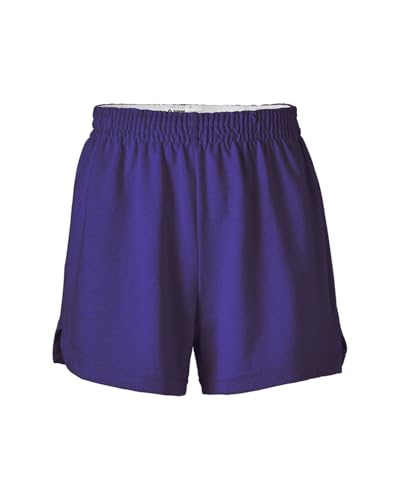Soffe Shorts de torcida autênticos para meninas – Shorts de ginástica de mistura de algodão macio pa