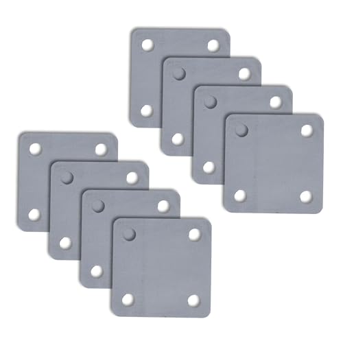 Plaque de montage en acier Tie Down lot de 8 pour soudure et fabrication DIY