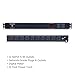 CyberPower PDU15M2F10R Metered PDU, 100-125V/15A (Derated to 12A), 12 Outlets, 1U Rackmount