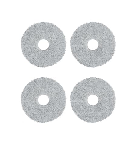 X10 Plus ve X20 Plus Xiaomi Uyumlu Mikrofiber Mop Bez, 4 Adet