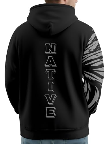 Image of PAGYMO Graphic Hoodies for Men Funny Novelty Pullover Hooded Sweatshirt | Funny 3D print, cool novelty design, colorful pattern, mens graphic pullover hoodie, sarcastic style, funky winter fashion