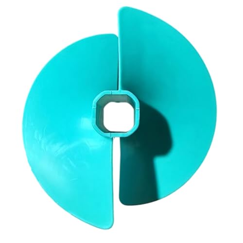 Ohulelks Broca para Barrena Hielo,Aspas Ventilador,Taladro Nailon con Adaptador,Broca para Barrena Hielo Flotante,Aspas Ventilador,Herramientas Eléctricas,Brocas 6 Pulgadas,Color Azul