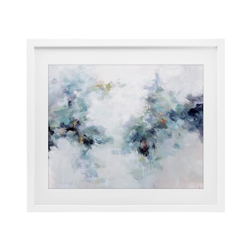 Affiche encadrée Abstraction Karen Hale pour salon contemporain 33x40