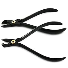 Black & Gold Dental Orthodontic Hard Wire Cutters Distal End Tungsten Carbide Tip Set of 2 - Hard Wire & Distal End Cutters TC