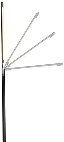 Qazqa QAZQA - Modern black floor lamp incl. LED with touch dimmer - Berdien | Dimmer | Dimmable | Living room - Steel Elongated - (non-replaceable) LED included - Max. 1 x 6 Watt photo 3