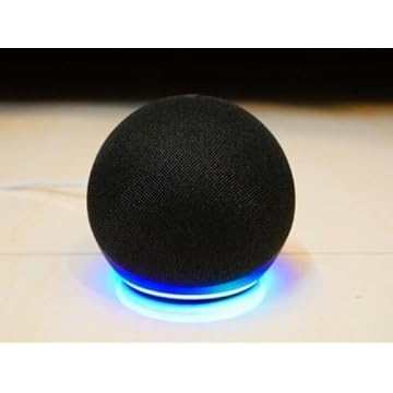 Caixa de Som Inteligente com Assistente Virtual Alexa - Echo Dot 5ª Geração, Controle por Voz e Conectividade Wi-Fi
