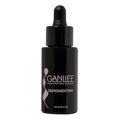 GANLIFE Suero Despigmentante Anti-manchas Aclarador con Antioxidantes, Tratamiento de Choque para Manchas, Con Bakuchiol, Alfa-Arbutina, Glabridina y Niacinamida, 30 ml
