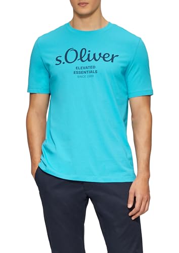 s.Oliver Herren Shirt 2139909 62D1 Blue Green XXL – Ansicht 1