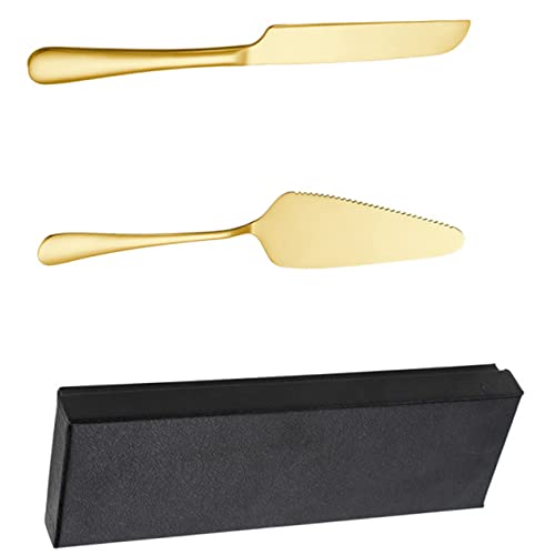 Garneck Professional Cake Knife Spatula Set Multi-functional Cake Cutting Tool Elegant